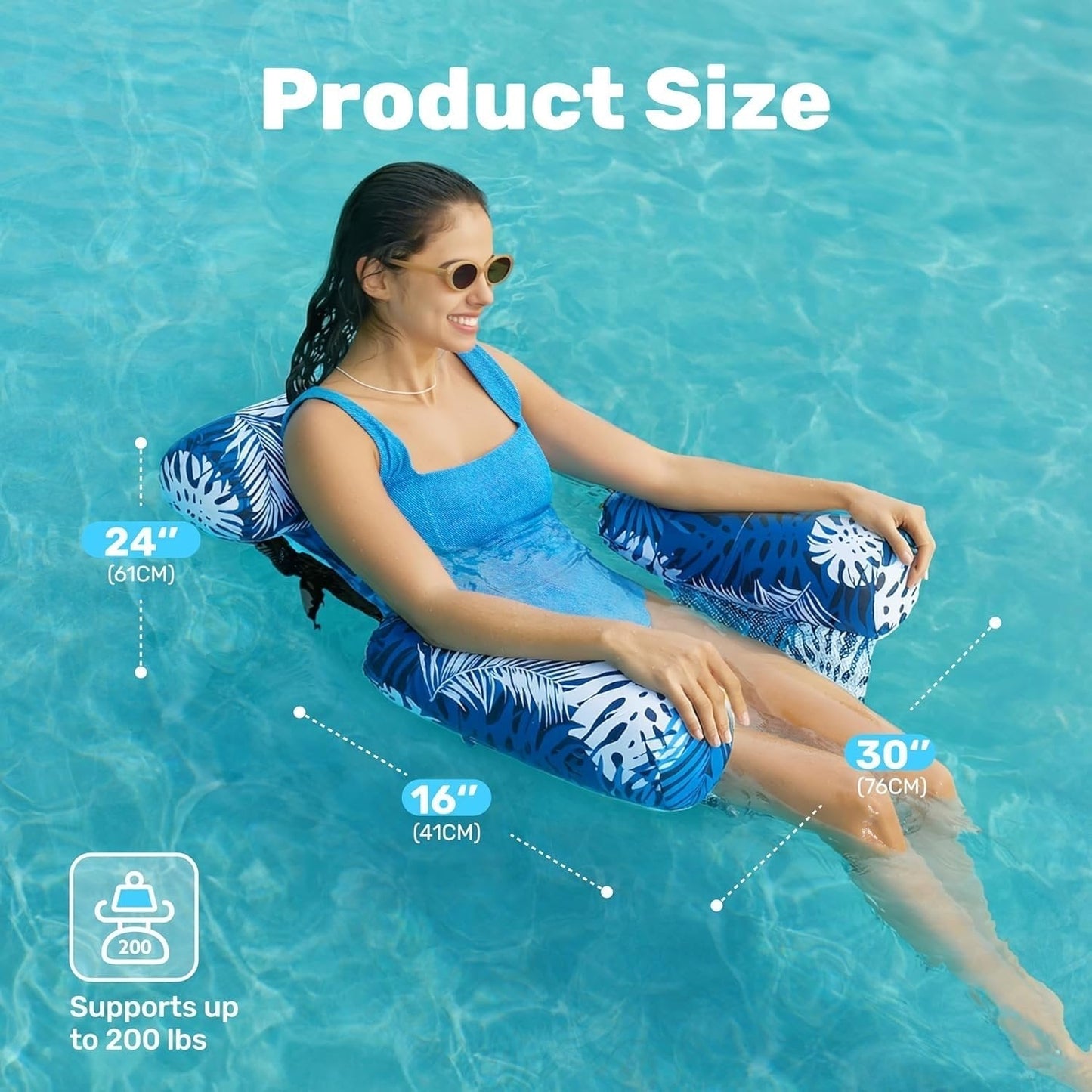 Final 3 Hours: 60%OFF🔥Inflatable Pool Floats Adult,Floating Lounge Chairs-ABB8