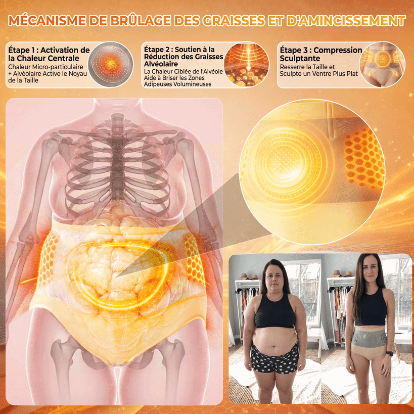 🏥Boutique Officielle | 👨‍👩‍👦👨‍👩‍👦 𝐏𝐀𝐔𝐑𝐀𝐉𝐔® 2026 Short Sculptant & Brûle-Graisses 4-en-1 aux Micro-Particules de Moringa & Berbérine-ABB8（C）