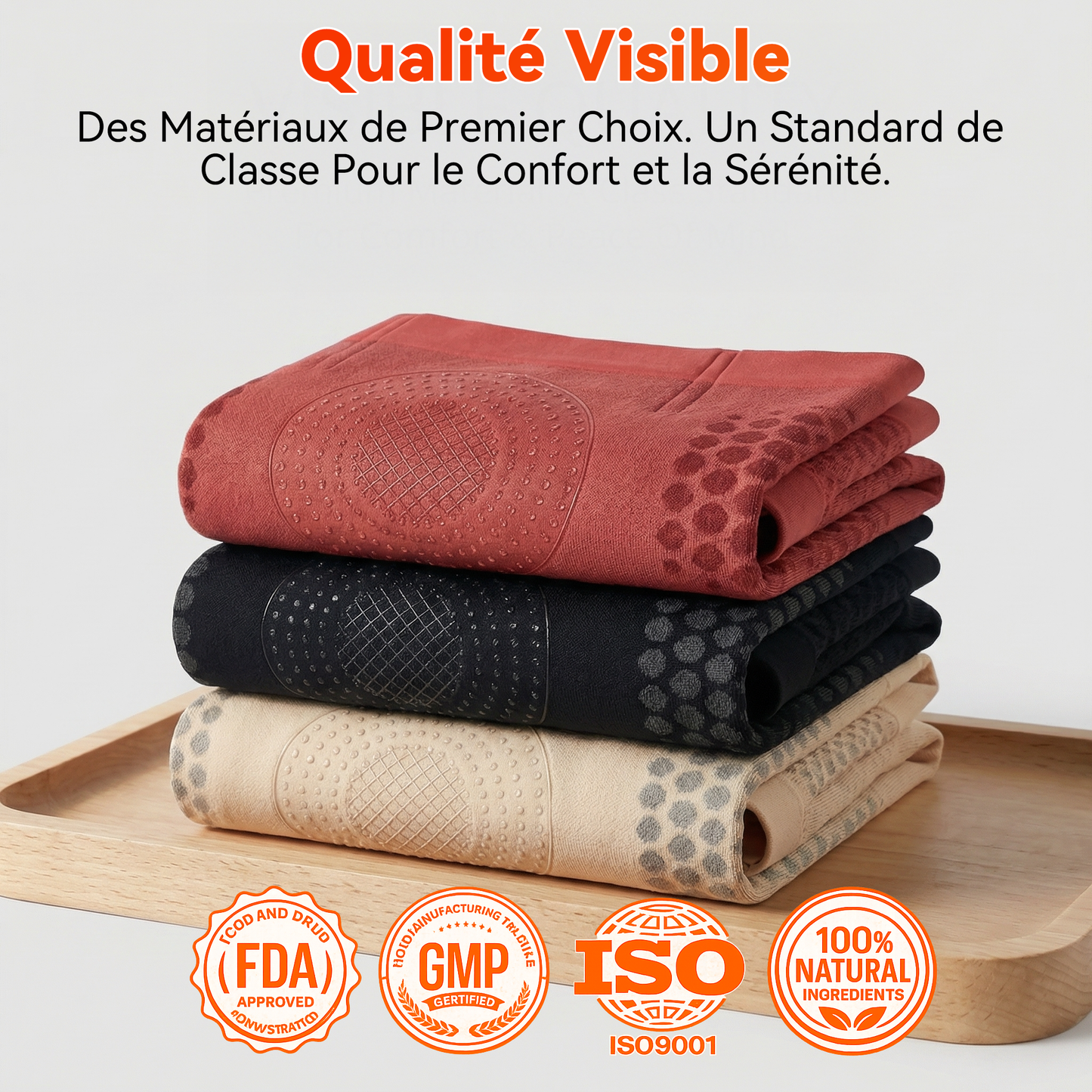 Boutique Officielle | 👨‍👩‍👦👨‍👩‍👦 𝐏𝐀𝐔𝐑𝐀𝐉𝐔® 2026 Short Sculptant & Brûle-Graisses 4-en-1 aux Micro-Particules de Moringa & Berbérine-ABB8（H）