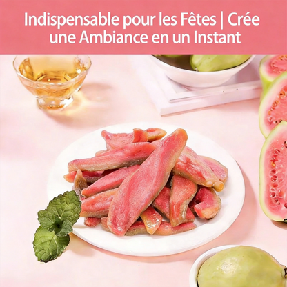 ✨Dites adieu à la culpabilité liée aux calories ! 👍Satisfaites vos envies avec nos tranches de goyave rouge riches en fibres - XA
