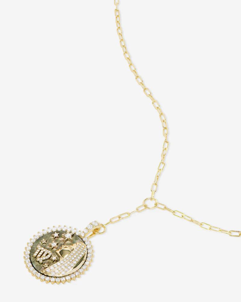 Zodiac Medallion Necklace
