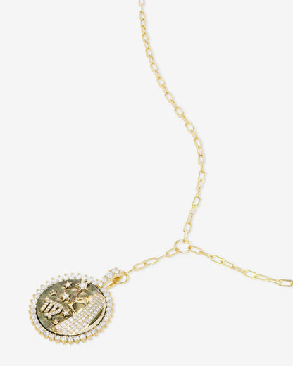 Zodiac Medallion Necklace