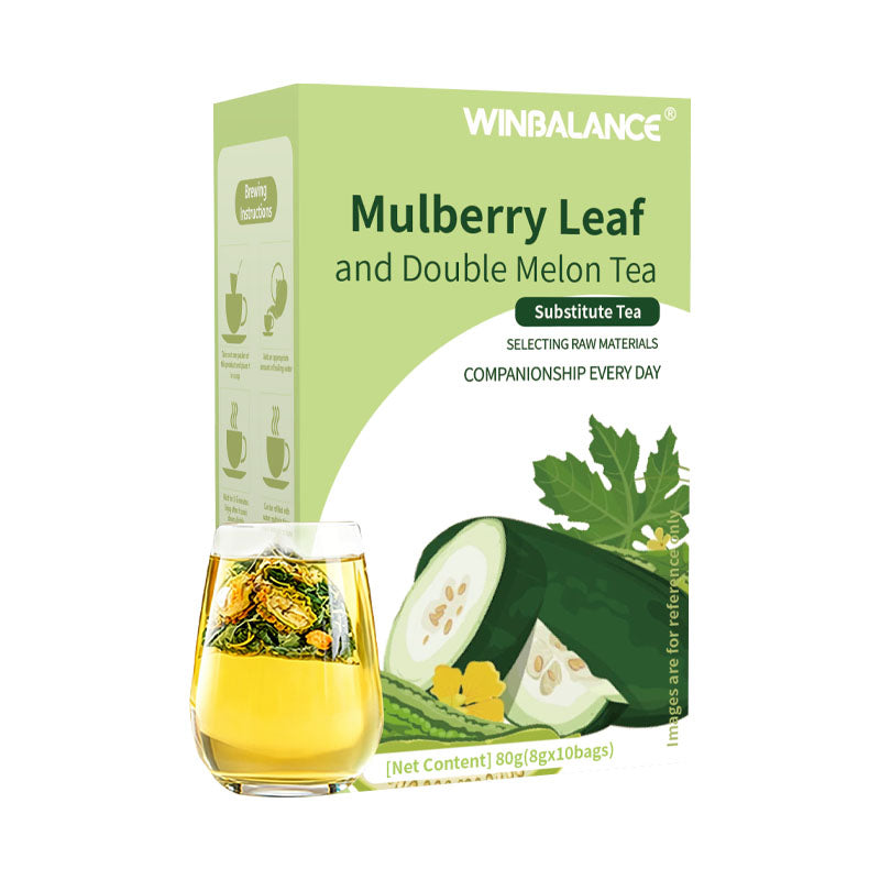🌵Say goodbye to high-calorie guilt! 🌵🌵Mulberry Leaf & Double Melon Tea — Natural Herbal Goodness for a Lighter You-H1