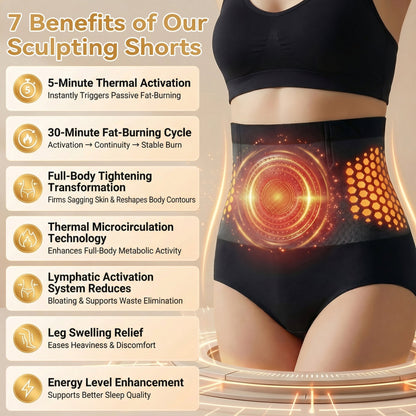 🏆Official Brand Store | 👙 𝟐𝟎𝟐𝟔 Moringa & Berberine 4-In-1 Fat-Burn Sculpting Shorts🎁-ABB8(A)