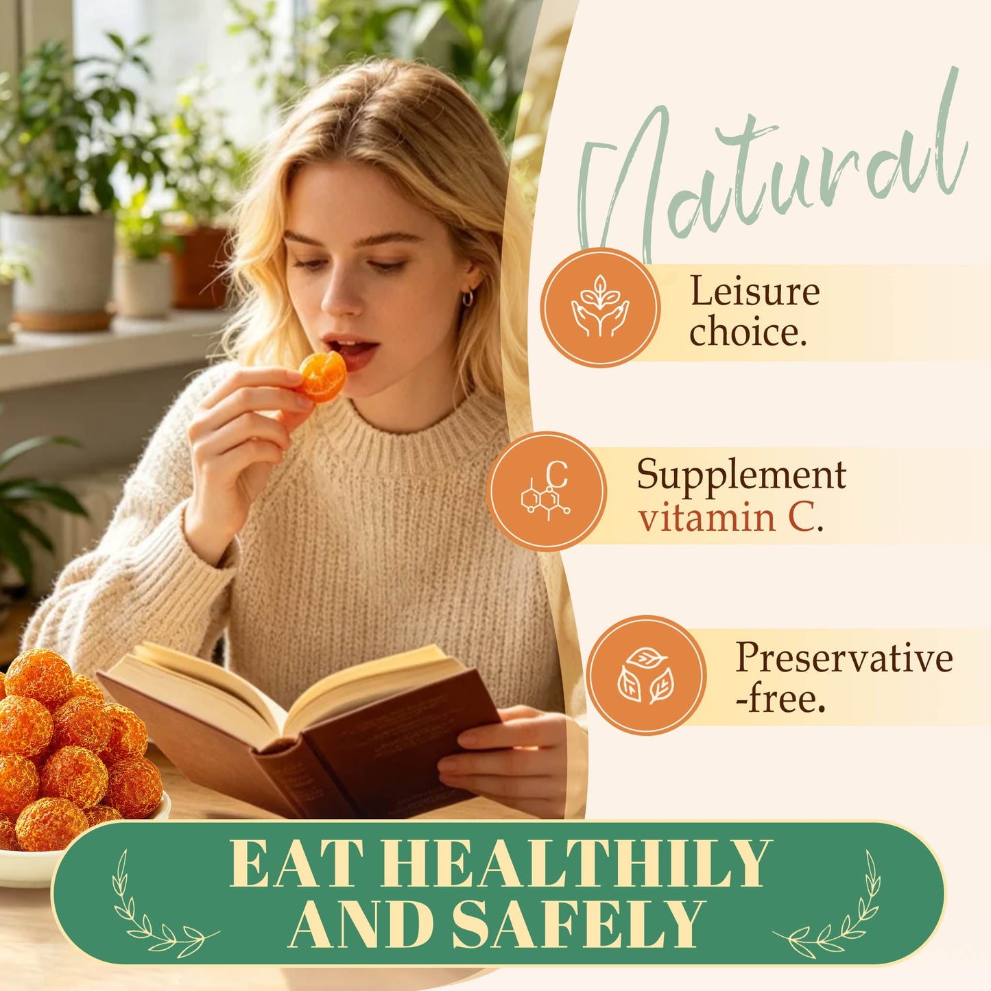 🍊Say goodbye to high-calorie guilt! 🍰Satisfy your cravings with our fiber-rich Licorice Kumquats-INT