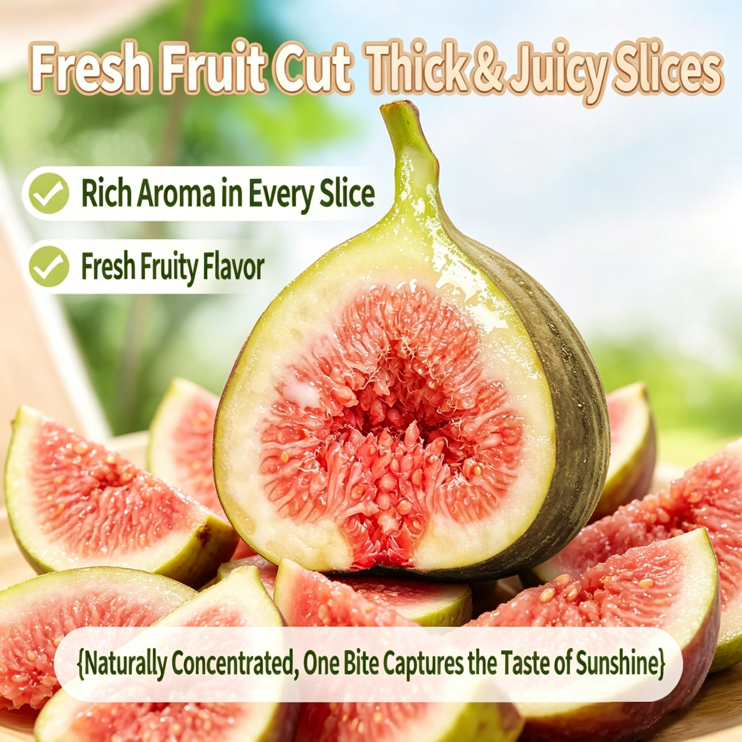 💎 Say goodbye to high-calorie guilt! 🍬🍬 Satisfy your cravings with our fiber-rich green fig slices - ABB8