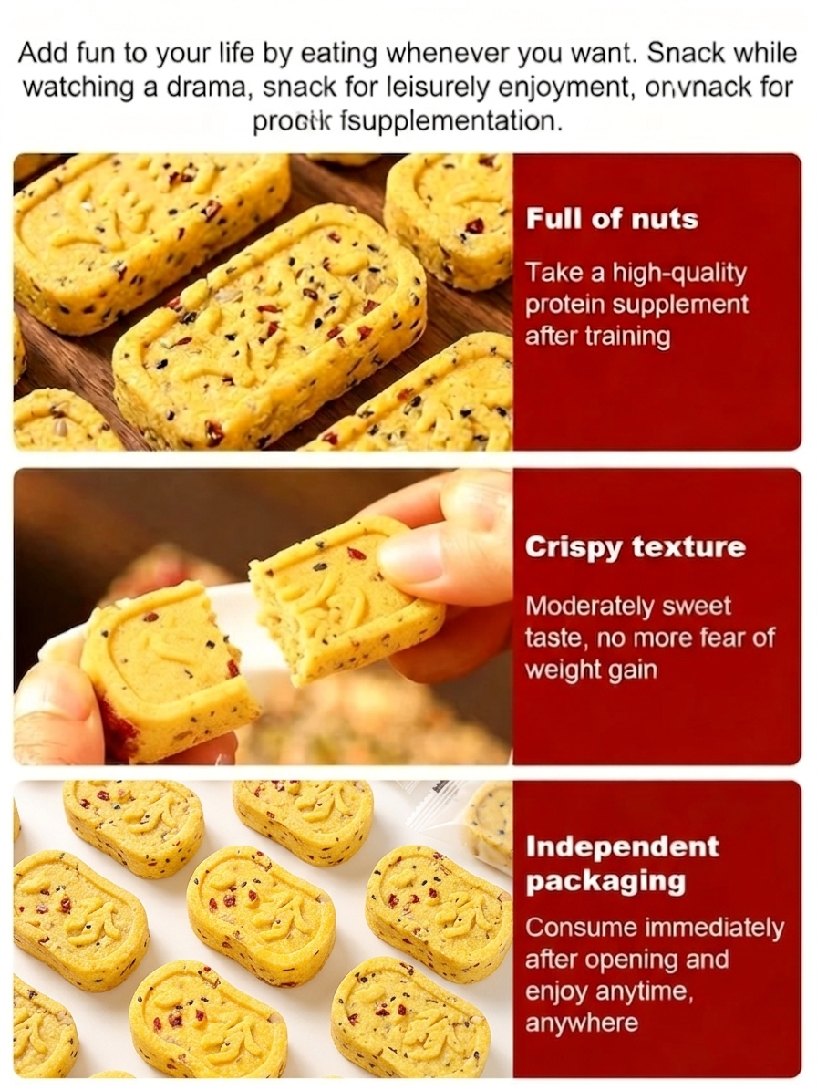 🍰Mixed Nut Eight Treasure Handmade Quilted Cake✨ 0 preservatives added-XA