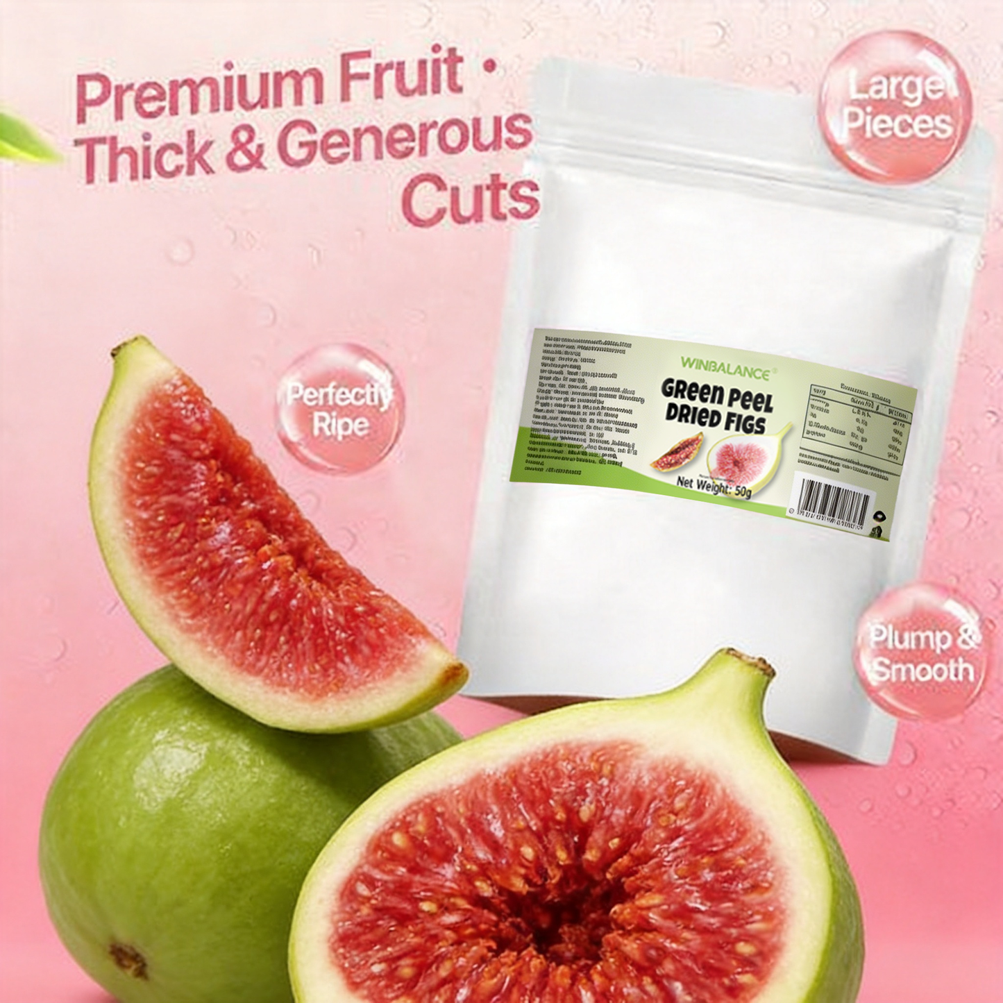 💎 Say goodbye to high-calorie guilt! 🍬🍬 Satisfy your cravings with our fiber-rich green fig slices - ABB8