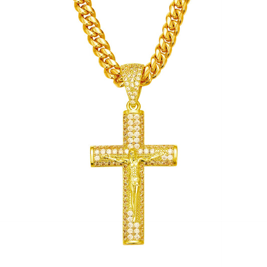 🏆Flash Sale⚡Holylegend 14K Real Gold-Plated Cross Necklace - W18