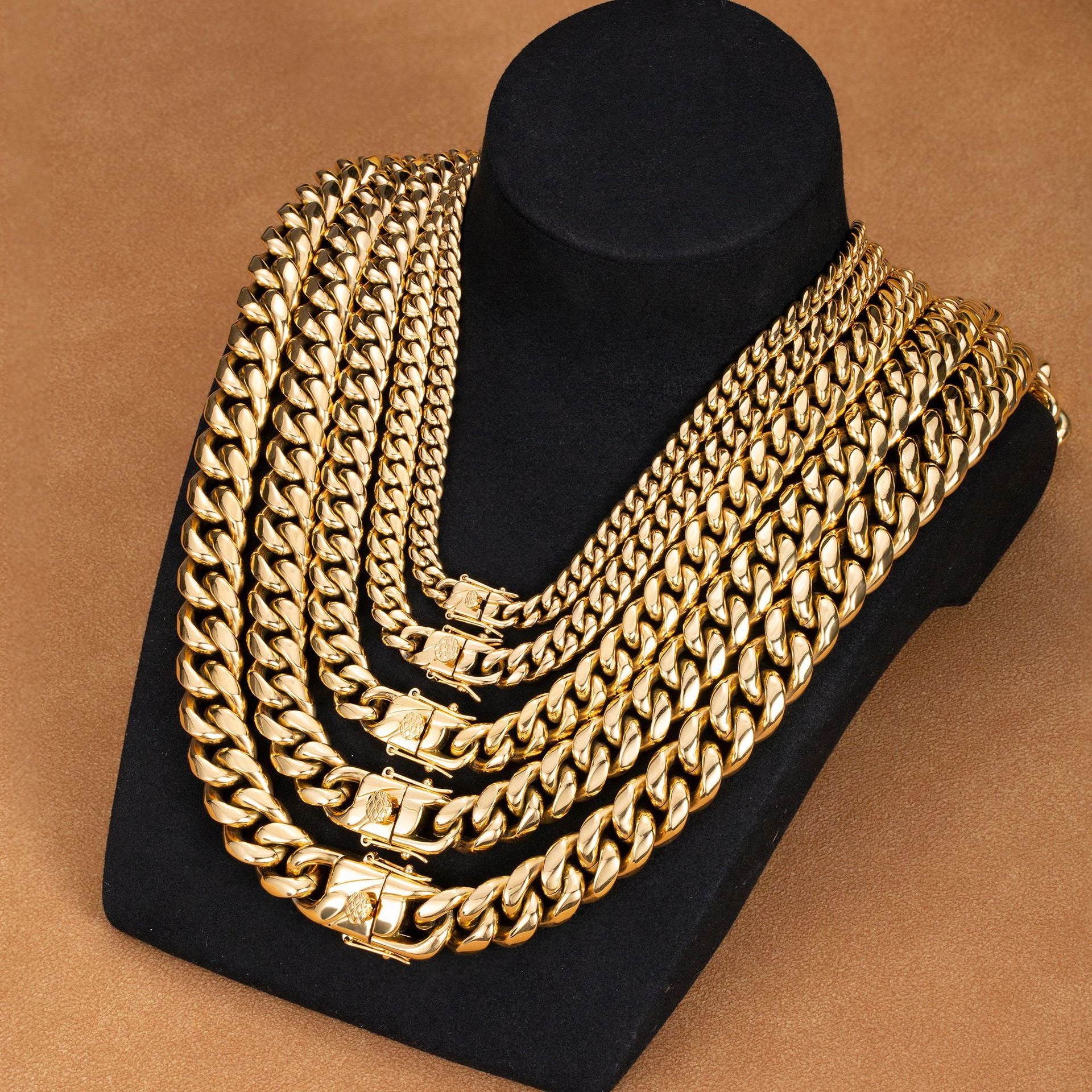 🏆Flash Sale⚡14K gold-plated Cuban necklace - W18