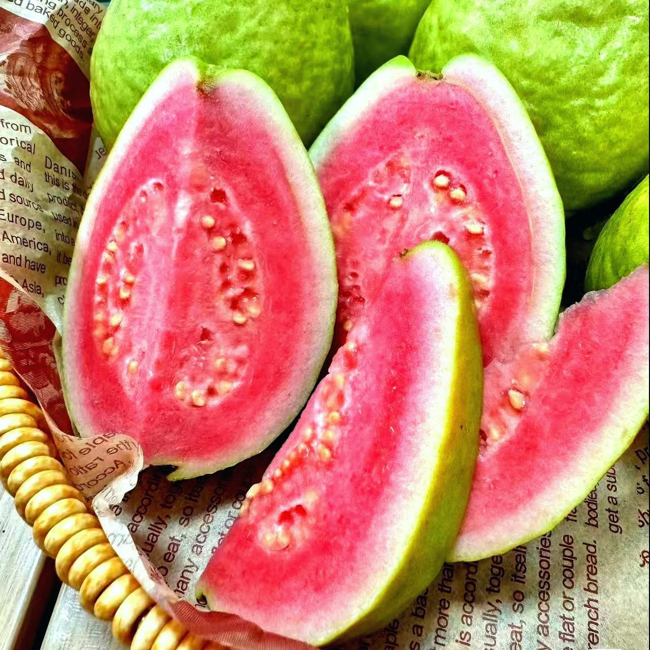 🎉(Nueva cosecha) Semillas de guayaba rosa orgánica | 🌼🌼Preparadas para una alta germinación (99% de germinación)-B-XA