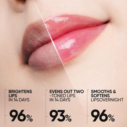 [New Shade Launch] SKINTIFIC Hydrating Brightening Lip Serum with Hyaluronic Acid & Peptide for Radiant Lips Gentle Glossy Korean Beauty Makeup Balm Shea Smooth Moisture with Cooling Metal Roller Applicator-XA