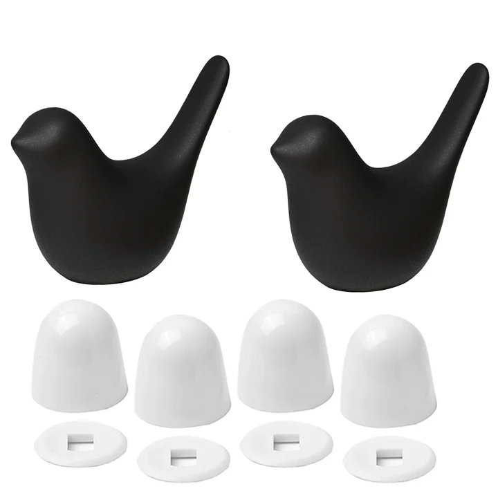 💰🔥Buy 1 Get 1 Free🎁2 Pcs Ceramic Bird Toilet Floor Bolt Caps,Cute Bird Toilet Screw Caps Decorative-ABB8