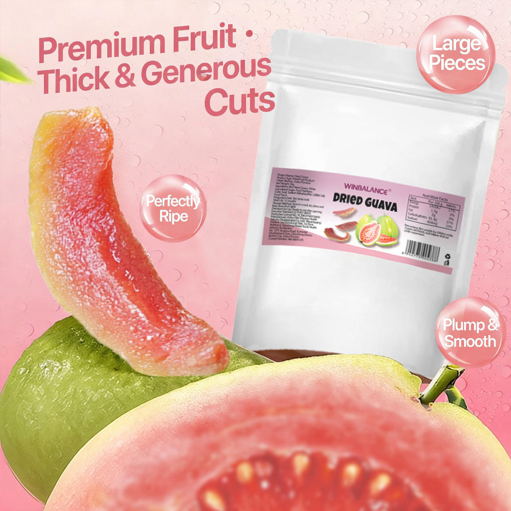 🐘Say goodbye to high-calorie guilt! 🐘Satisfy your cravings with ourfiber-rich Red Guava slices-H1